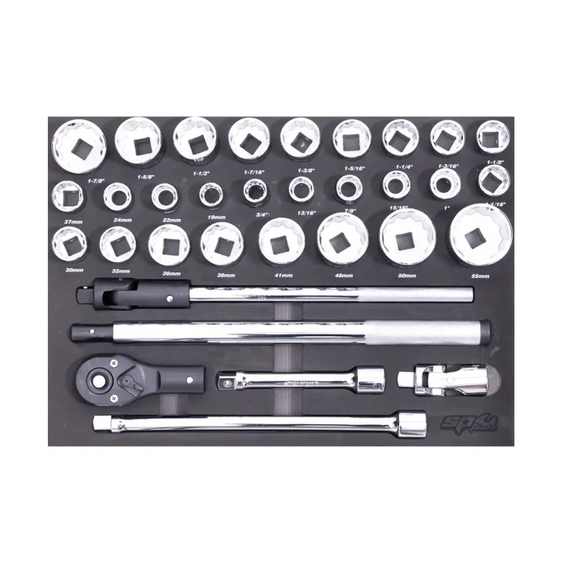 SP TOOLS EVA TOOLKIT 32PC 3/4" METRIC SOCKET & ACCESSORIES