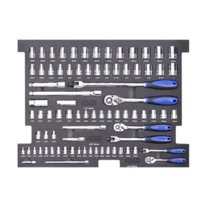SP TOOLS EVA TOOLKIT - 81PC METRIC/SAE- SOCKET AND ACCESSORIES