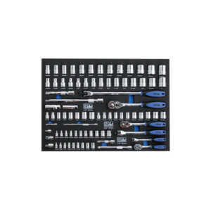 SP TOOLS EVA TOOLKIT - 85PC METRIC/SAE- SOCKET AND ACCESSORIES