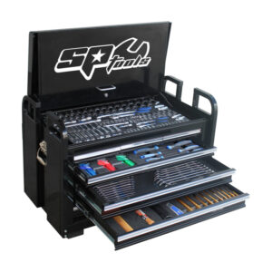 SP TOOLS TOOLKIT 413PC METRIC/SAE - OFF-ROAD FIELD SERVICE 7 DRAWER BLACK