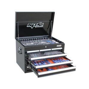 SP TOOLS TOOLKIT 218PC METRIC/SAE - CUSTOM SERIES 7 DRAWER BLACK