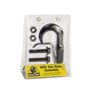 BLACK RAT 4WD Towing Hook Assy Black