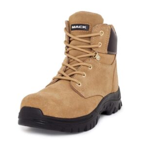 MACK Carpenter Zip Side Honey Boot Size 10