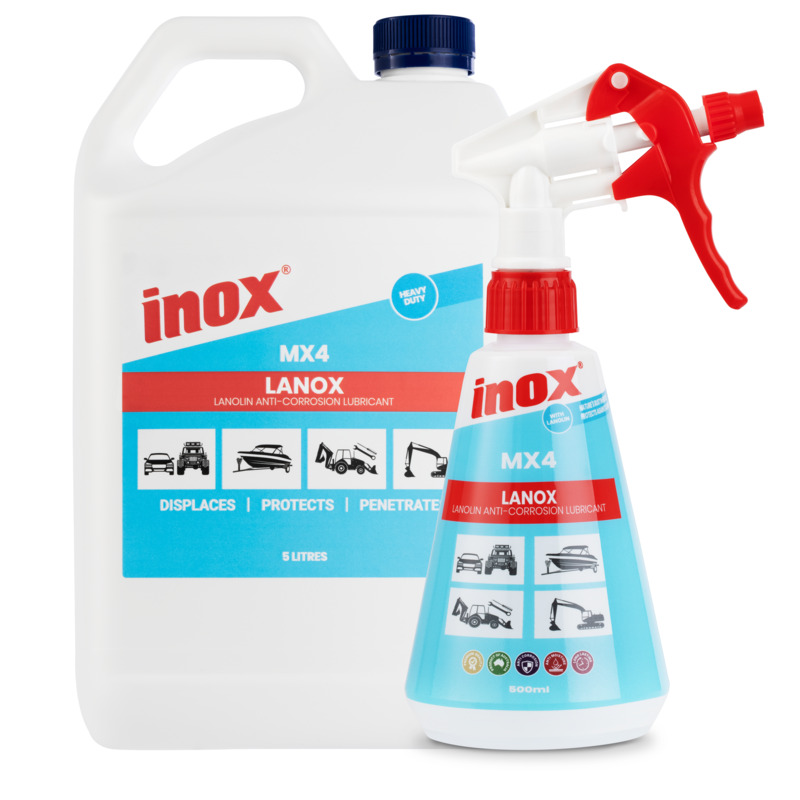 LANOX MX4 Lanolin Lubricant - 5L Bottle (With Applicator Bottle)