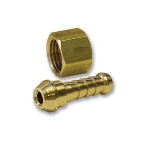 JAMEC PEM 1/2Ö Barb 3/8Ö Bsp Nut