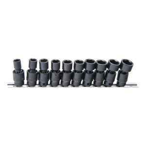 ENDEAVOUR Sek Uj Impact Socket Set 3/8 Drv 10 Pcs