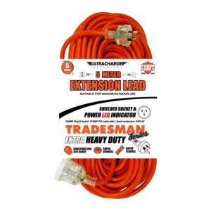 ULTRACHARGE 10A Extra Heavy Duty Extension Leads with 15A Cable - 5m