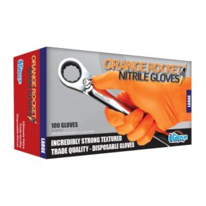 TGC Orange Rocket® Nitrile Disposable Gloves - X-Large
