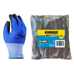 KOMODO Gripster Cut 1 Rated Gloves - 1 Pair XXL Bulk
