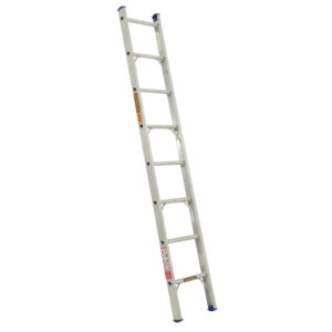 GORILLA Single builders ladder 2.4m (8ft) Aluminium 140kg Industrial