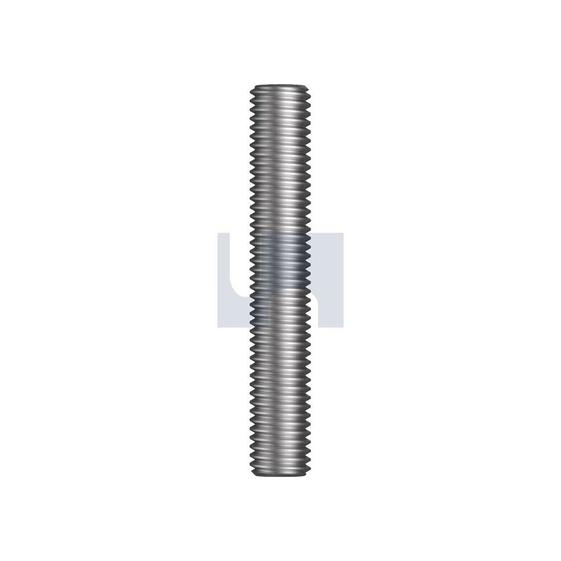 HOBSON Plain Ms All Threaded Rod M6 L/H X 1 Mtr