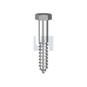 HOBSON Hex Coach Screw 316 Din571 M10 X 150