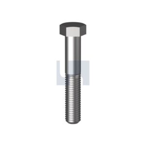 HOBSON G5 Blk Hex Bolt   1/4Unc X  4