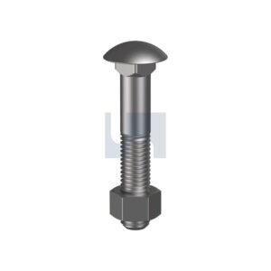 HOBSON Cup Head Bolt & Nut Hdg 4.6 M16 X 350