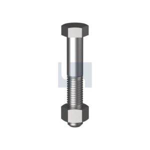 HOBSON Hdg Ms Bolt & Nut  5/8Bsw X 4