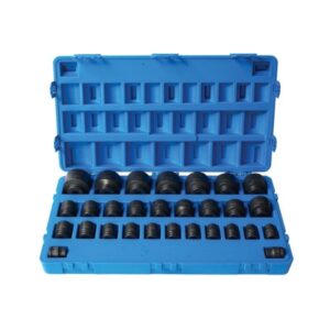 ACTION 29pc 3/4" Dr 6-Point Metric Standard Socket Set