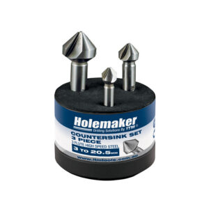 HOLEMAKER 3 Piece Countersink Set 3 Flute
