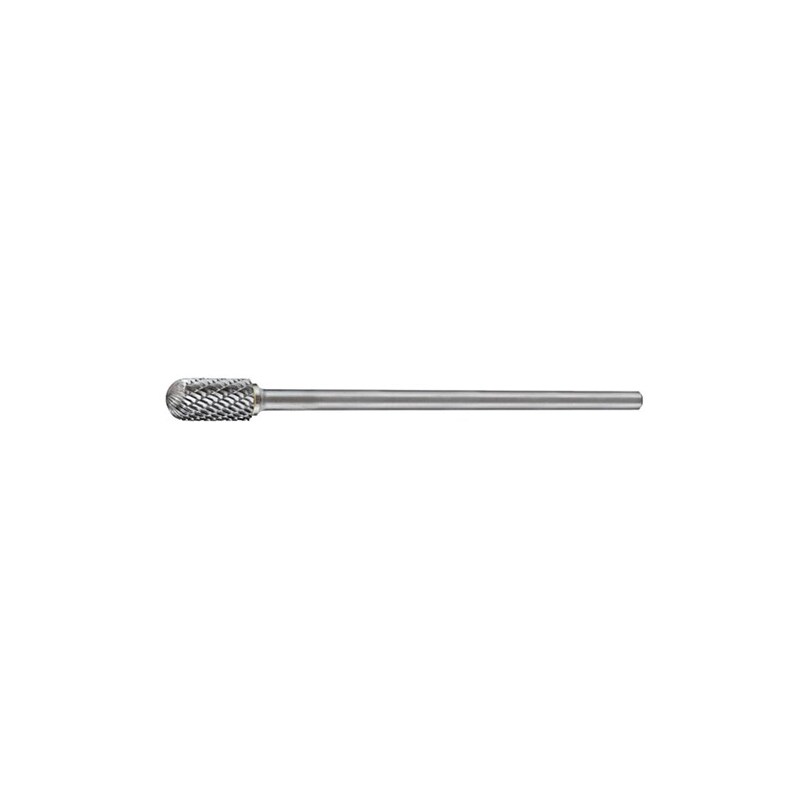 HOLEMAKER Carbide Burr Cylindrical Radius End 1/2" X 1" Head 1/4" X 6" Shank Dc