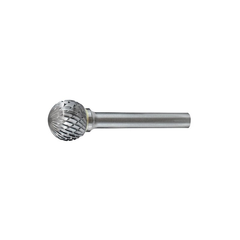 HOLEMAKER Carbide Burr, Ball Shape, 5/16" DiaMeter, 1/4" Shank Dc