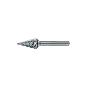 HOLEMAKER Carbide Burr, Cone Shape, 1/2" X 1" Head, 1/4" Shank Dc