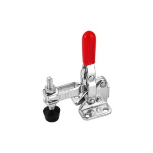 TOGGLE ClaMp, Vertical, Flanged Base, Straight Handle, 50Kg Cap, 26MM Reach