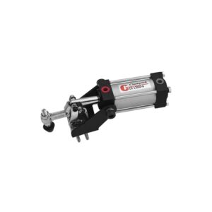 PNEUMATIC Toggle ClaMp,  Flanged Base, 91Kg Cap, 35MM Reach