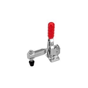 TOGGLE ClaMp, Vertical, Flanged Base, Straight Handle, 227Kg Cap, 71.4MM Reach