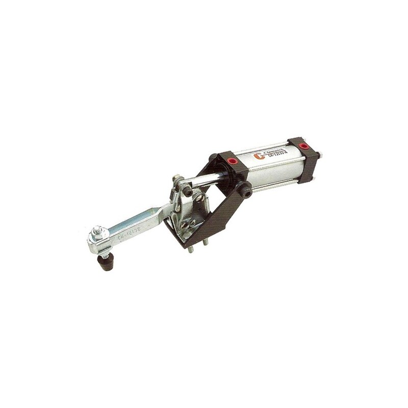 PNEUMATIC Toggle ClaMp, Flanged Base, 227Kg Cap, 88MM Reach