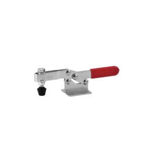 TOGGLE ClaMp, Horizontal, Flanged Base, Straight Handle, 100Kg Cap, 50MM Reach