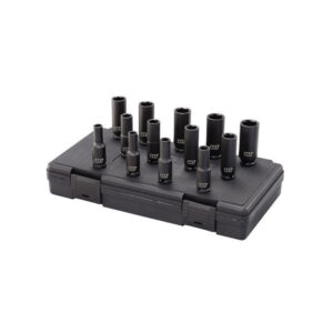 M7 Impact Deep Socket Set, 3/8" Drive, 13Pcs, 6 - 19Mm