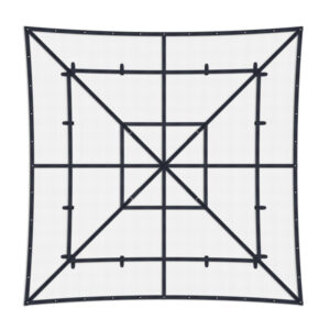 ITM Safety Cargo Nets 2.4x2.4m