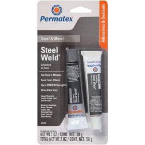 PERMATEX 84209 Permapoxy 4 Min Multi-Metal Epoxy 2 X 25Ml Tub