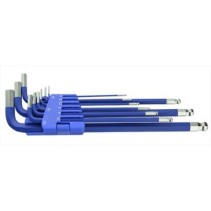KC TOOLS Extra Long Metric Ball Point Hex Key Set 9Pc