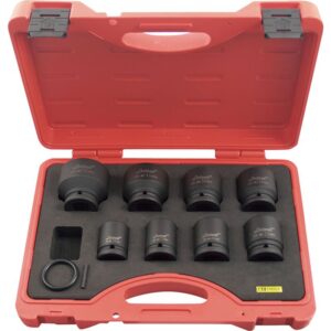 KC TOOLS Socket Set, Impact, Metric 8 Pc 3/4" Dr