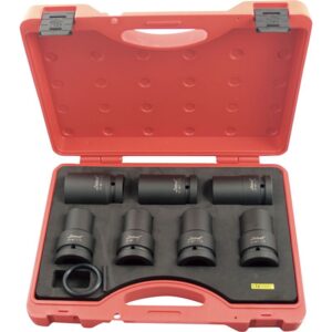 KC TOOLS Socket Set, Impact Af Deep 7 Pc 1" Dr
