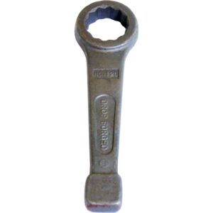 KC TOOLS Spanner, Slogging, Single Ring End Drop Forged Chrome 32MM