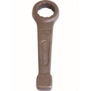 KC TOOLS Spanner, Slogging, Single Ring End Drop Forged Chrome 60MM