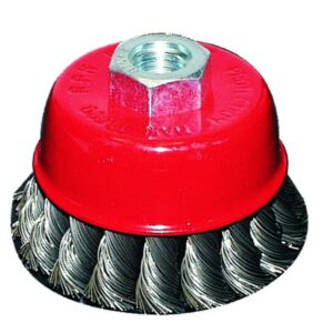 KC TOOLS Brush, Twist-Knot Tempered Steel Wire M14 X 2.0MM