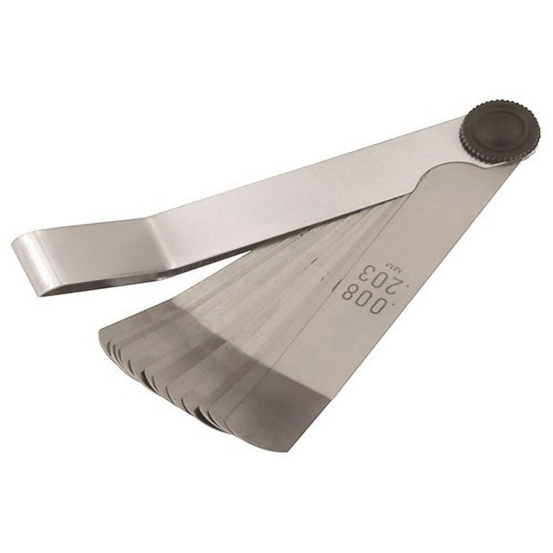 KINCROME Offset Feeler Gauge 12 Blade Imperial & Metric