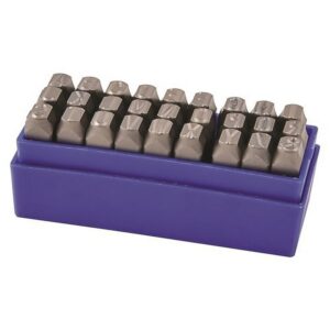 KINCROME Letter Stamp Set 27 Piece 10mm
