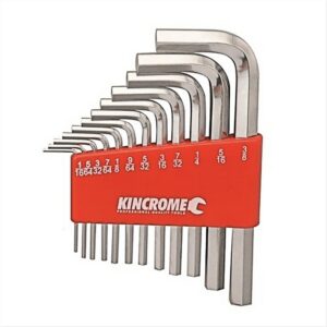 KINCROME Hex Key Set 12 Piece Imperial