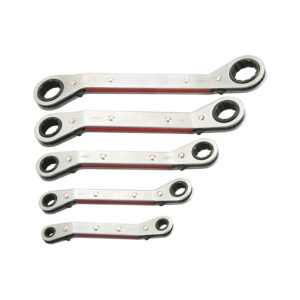 SUPATOOL Ratchet Ring Spanner Set 5 Piece