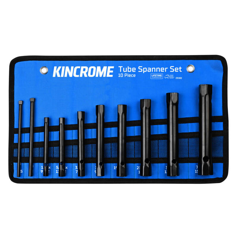 KINCROME Tube Spanner Set 10 Piece - Imperial