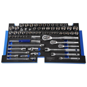 KINCROME 71P 1/4 3/8 & 1/2 Socket Set-(Mp)