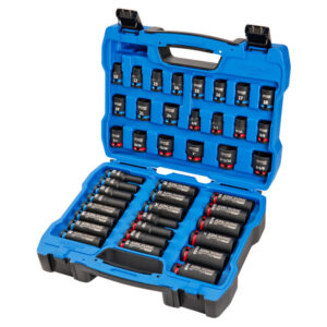 KINCROME 1/2" Dr 42pc Metric Standard & Deep Impact Socket Set