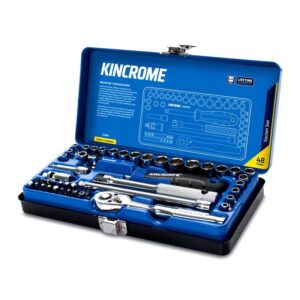 KINCROME Socket Set 48 Piece 1/4" Drive - Metric & Imperial