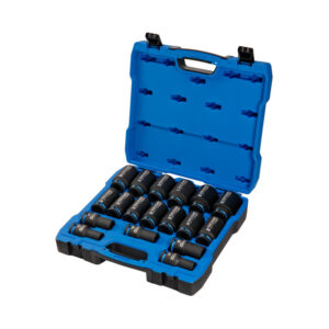 KINCROME 3/4" Dr 18pc Impact Socket Set Deep - Metric
