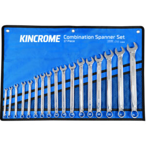 KINCROME Combination Spanner Set 17 Piece - Metric
