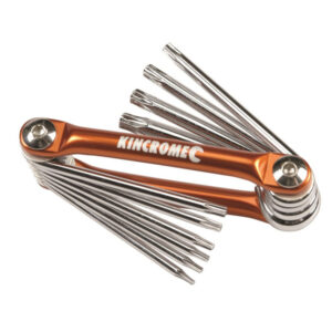 KINCROME Folding Tamperproof TORX Set 10 Piece