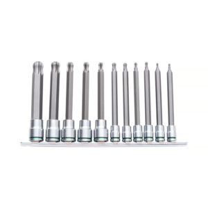 KINCROME Ball-End Torx® Socket Set Long Series 11 Piece 1/4 & 3/8 Drive